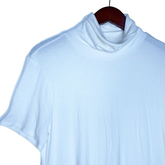 Philosophy NWT Short Sleeve Turtleneck Knit Top Size XL in Ivory White - Picture 6 of 11
